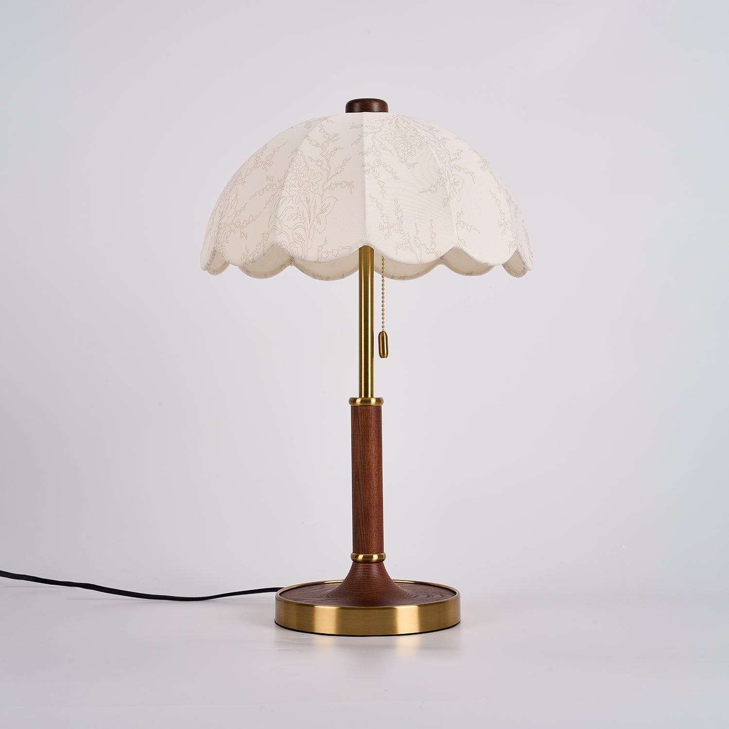 Axiain Wood Fabric Table Lamp-Neutral Decor