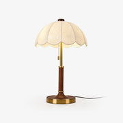 Axiain Wood Fabric Table Lamp-Neutral Decor