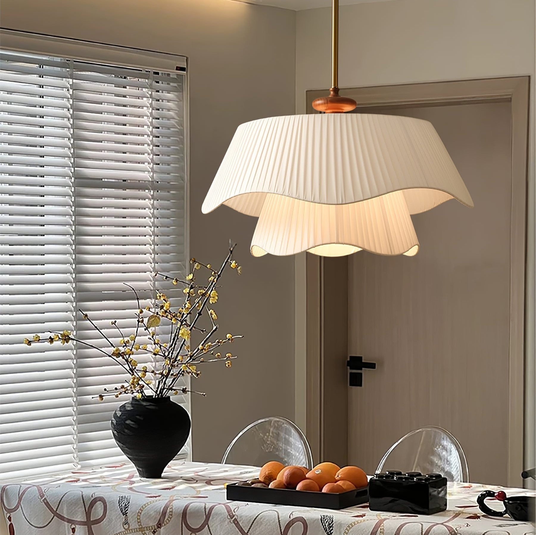 Novenq Premium Elegance Wood Pendant Lamp-Neutral Decor