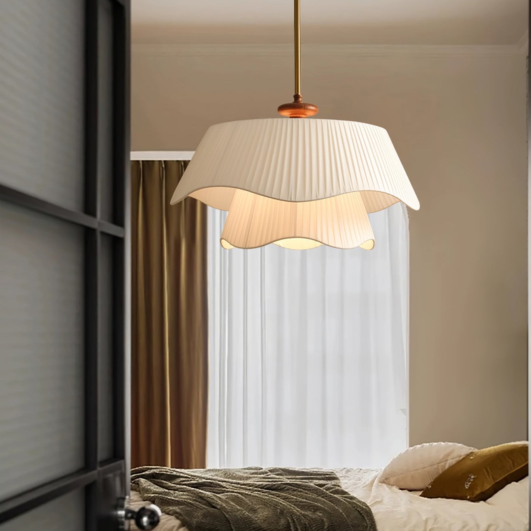 Novenq Premium Elegance Wood Pendant Lamp-Neutral Decor