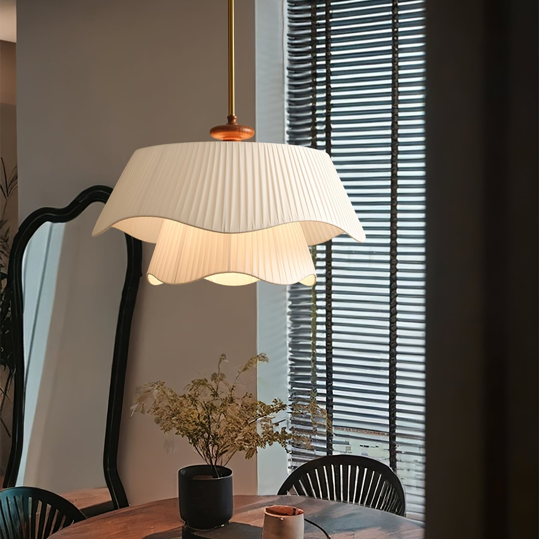 Novenq Premium Elegance Wood Pendant Lamp-Neutral Decor