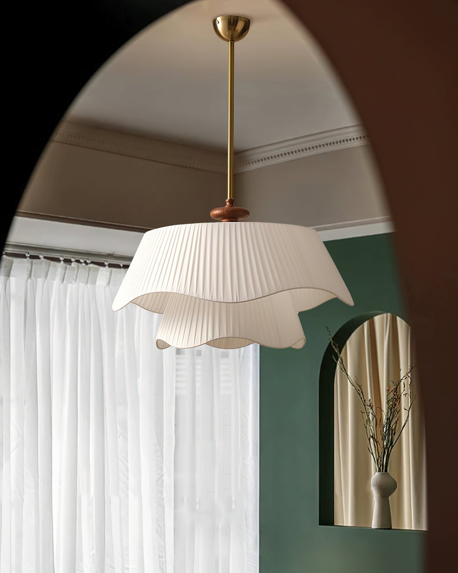 Novenq Premium Elegance Wood Pendant Lamp-Neutral Decor