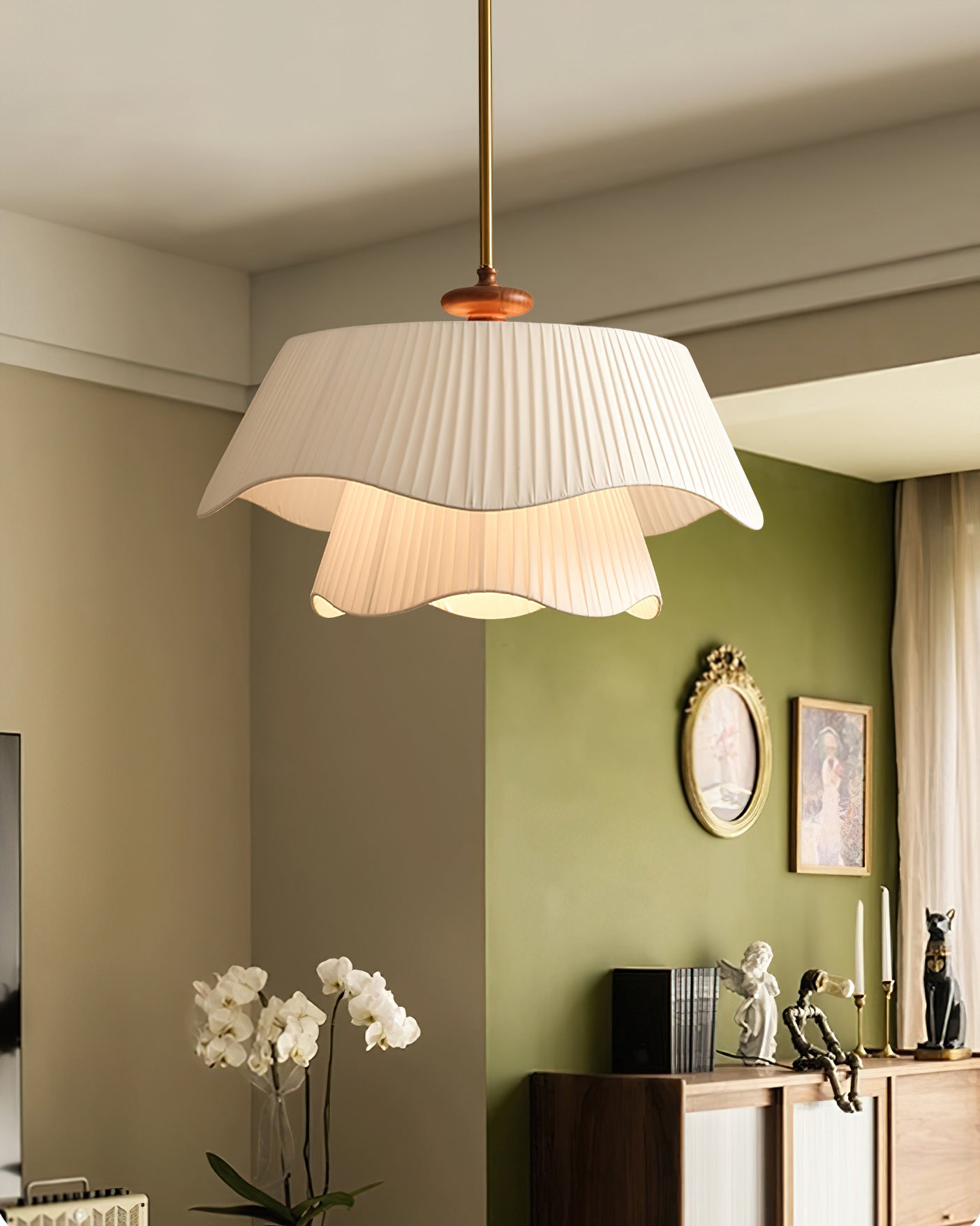 Novenq Premium Elegance Wood Pendant Lamp-Neutral Decor