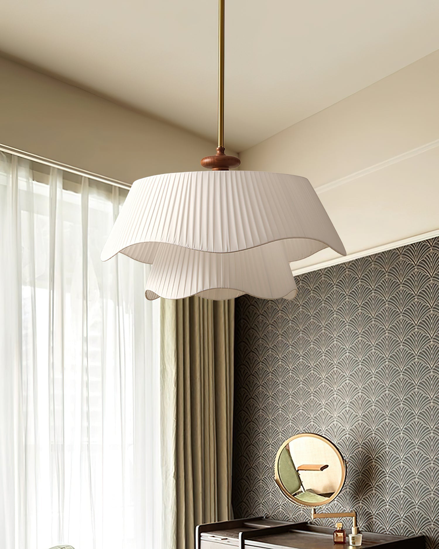 Novenq Premium Elegance Wood Pendant Lamp-Neutral Decor