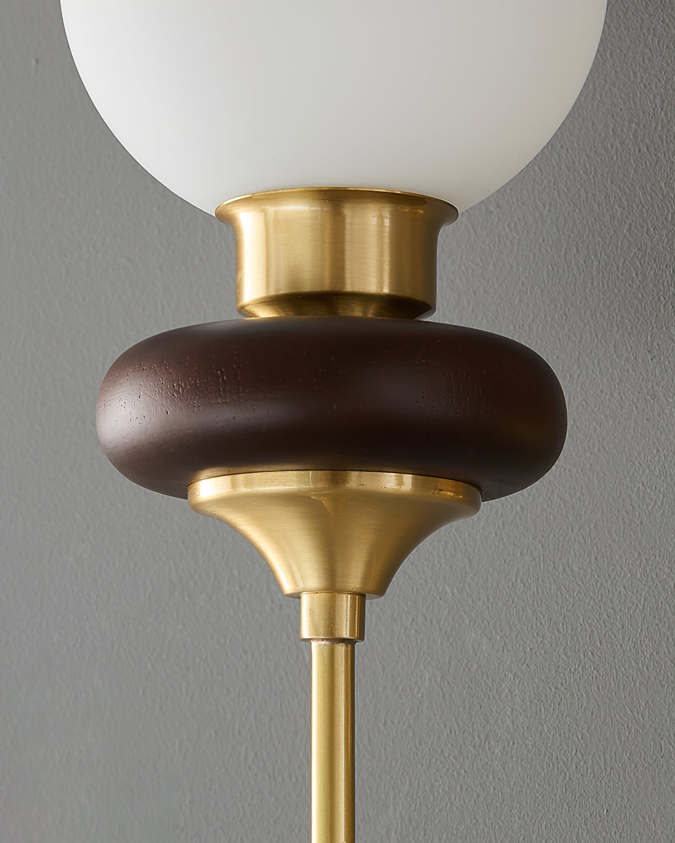 Kiroxen Wall Lamp Premium Nordic Art Walnut Glass-Neutral Decor
