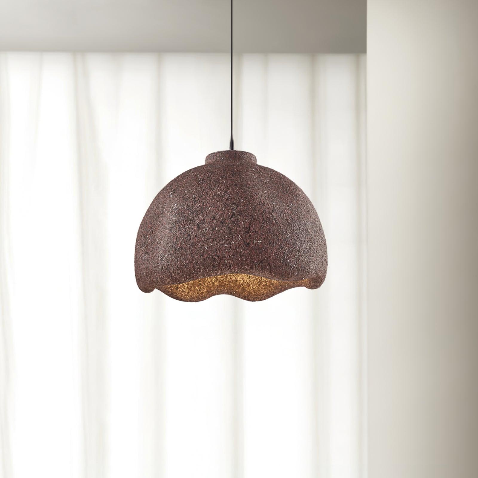 Icarila Modern Minimalist Speckled Plastic Pendant Lamp-Neutral Decor