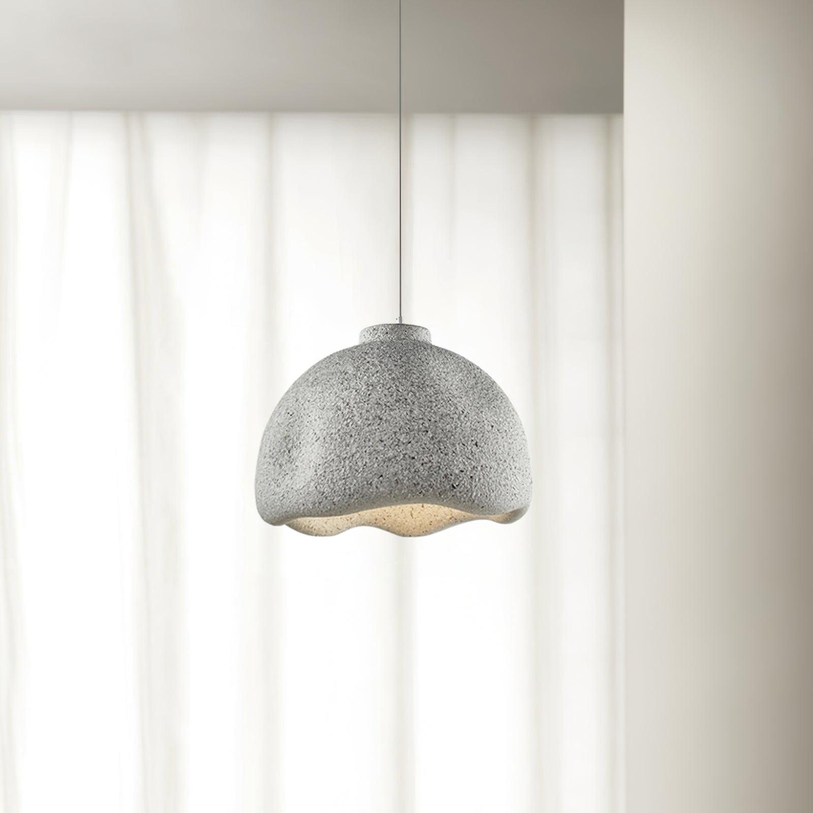 Icarila Modern Minimalist Speckled Plastic Pendant Lamp-Neutral Decor