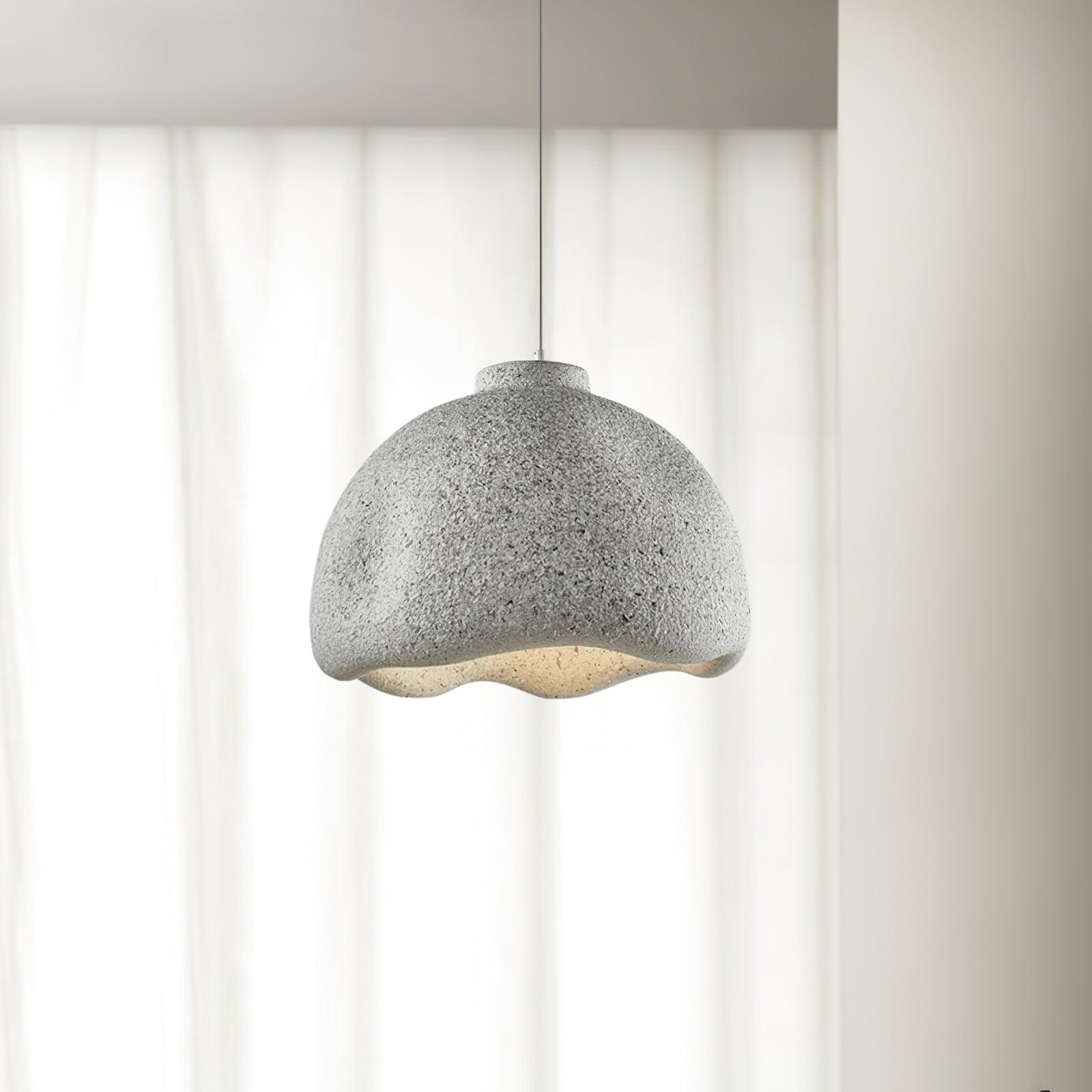 Icarila Modern Minimalist Speckled Plastic Pendant Lamp-Neutral Decor