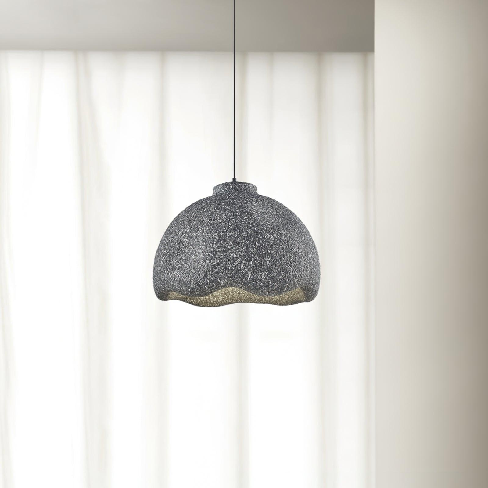 Icarila Modern Minimalist Speckled Plastic Pendant Lamp-Neutral Decor