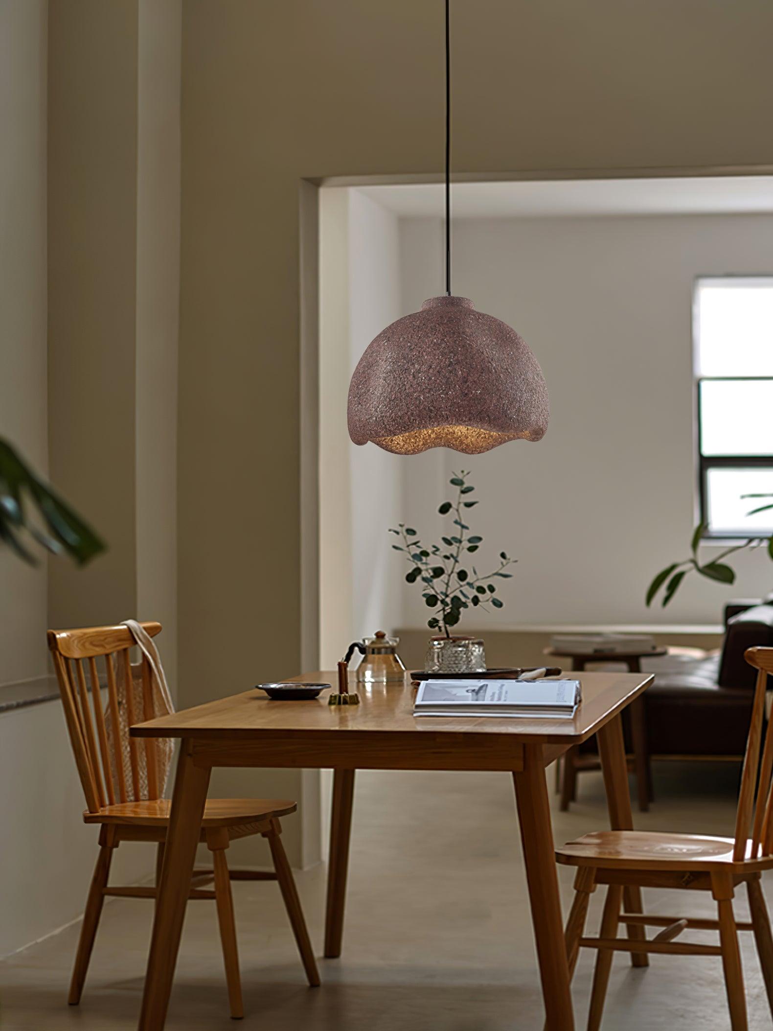 Icarila Modern Minimalist Speckled Plastic Pendant Lamp-Neutral Decor