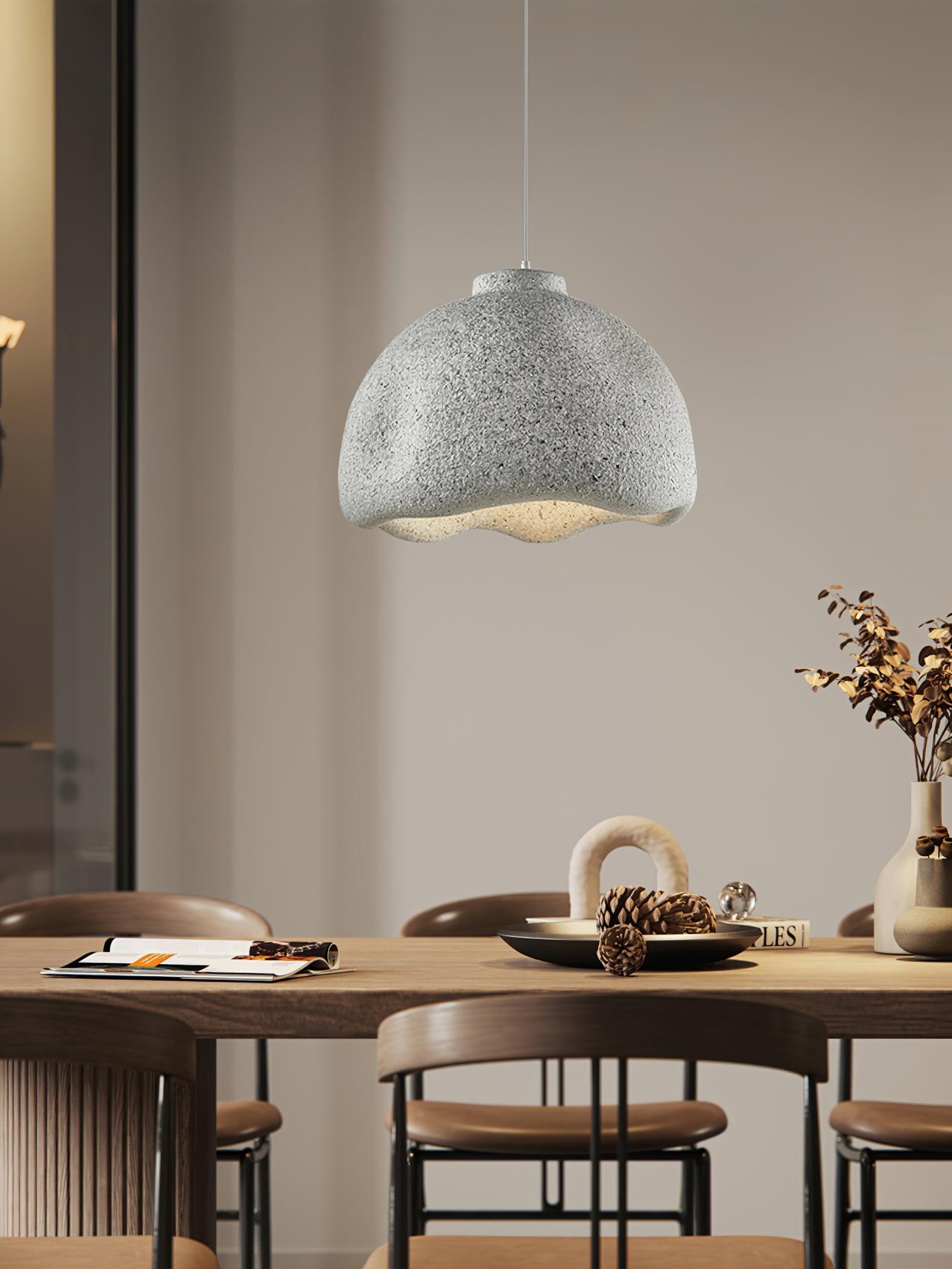Icarila Modern Minimalist Speckled Plastic Pendant Lamp-Neutral Decor