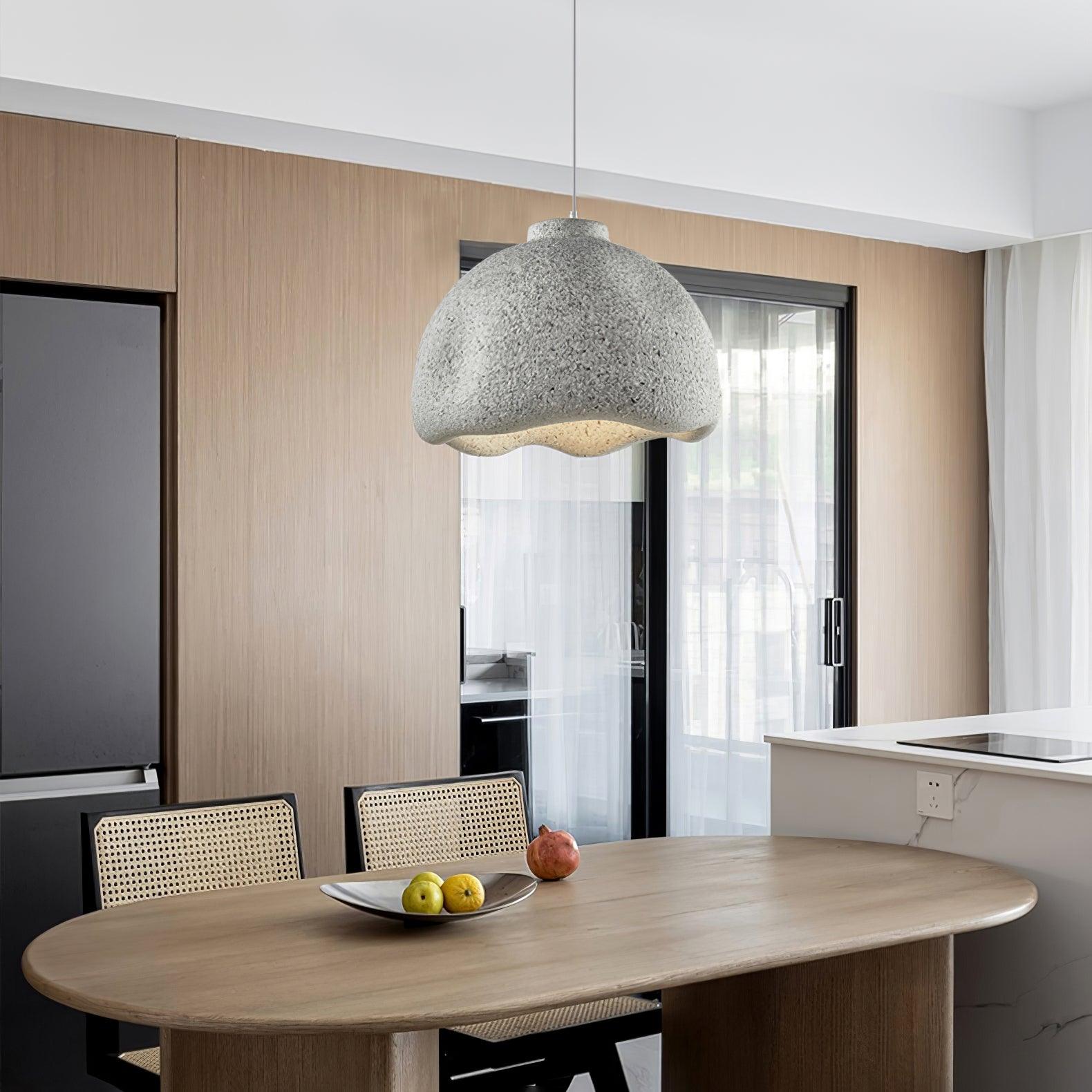 Icarila Modern Minimalist Speckled Plastic Pendant Lamp-Neutral Decor