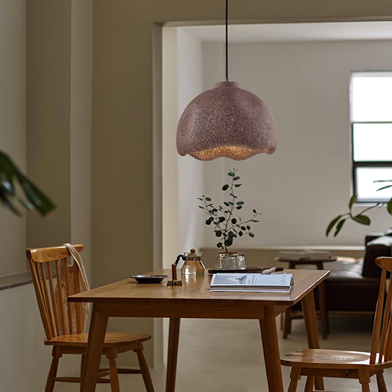Icarila Modern Minimalist Speckled Plastic Pendant Lamp-Neutral Decor