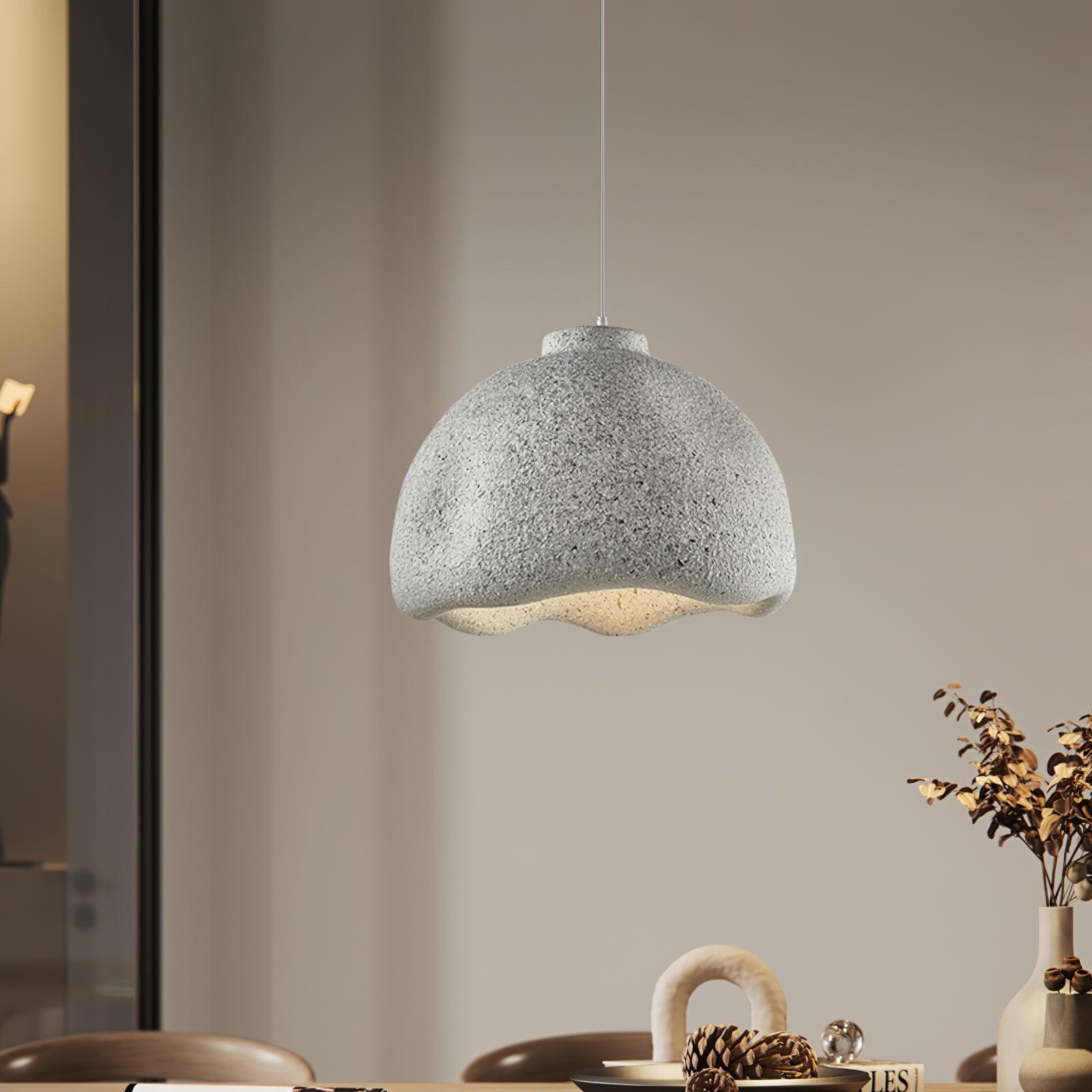 Icarila Modern Minimalist Speckled Plastic Pendant Lamp-Neutral Decor
