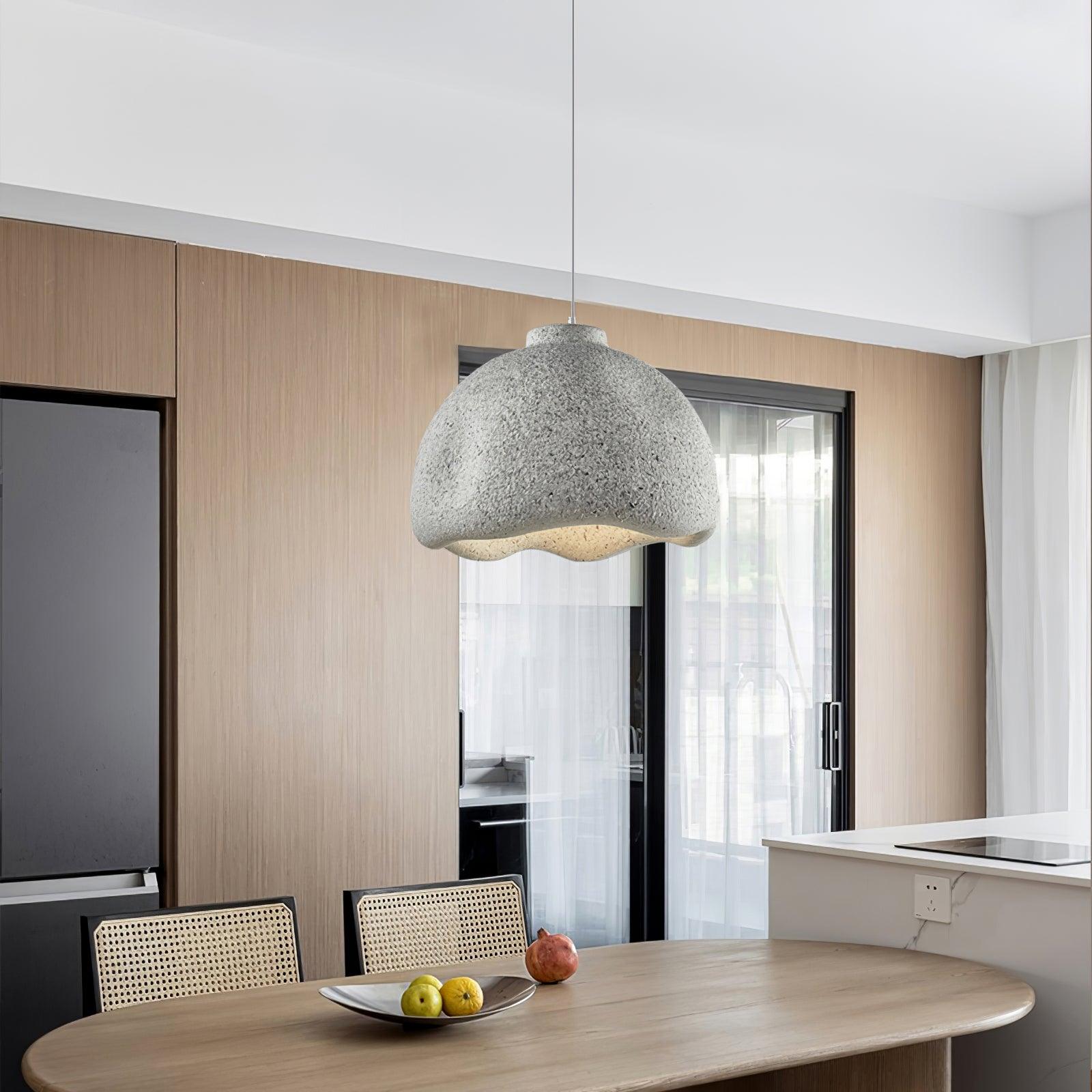 Icarila Modern Minimalist Speckled Plastic Pendant Lamp-Neutral Decor