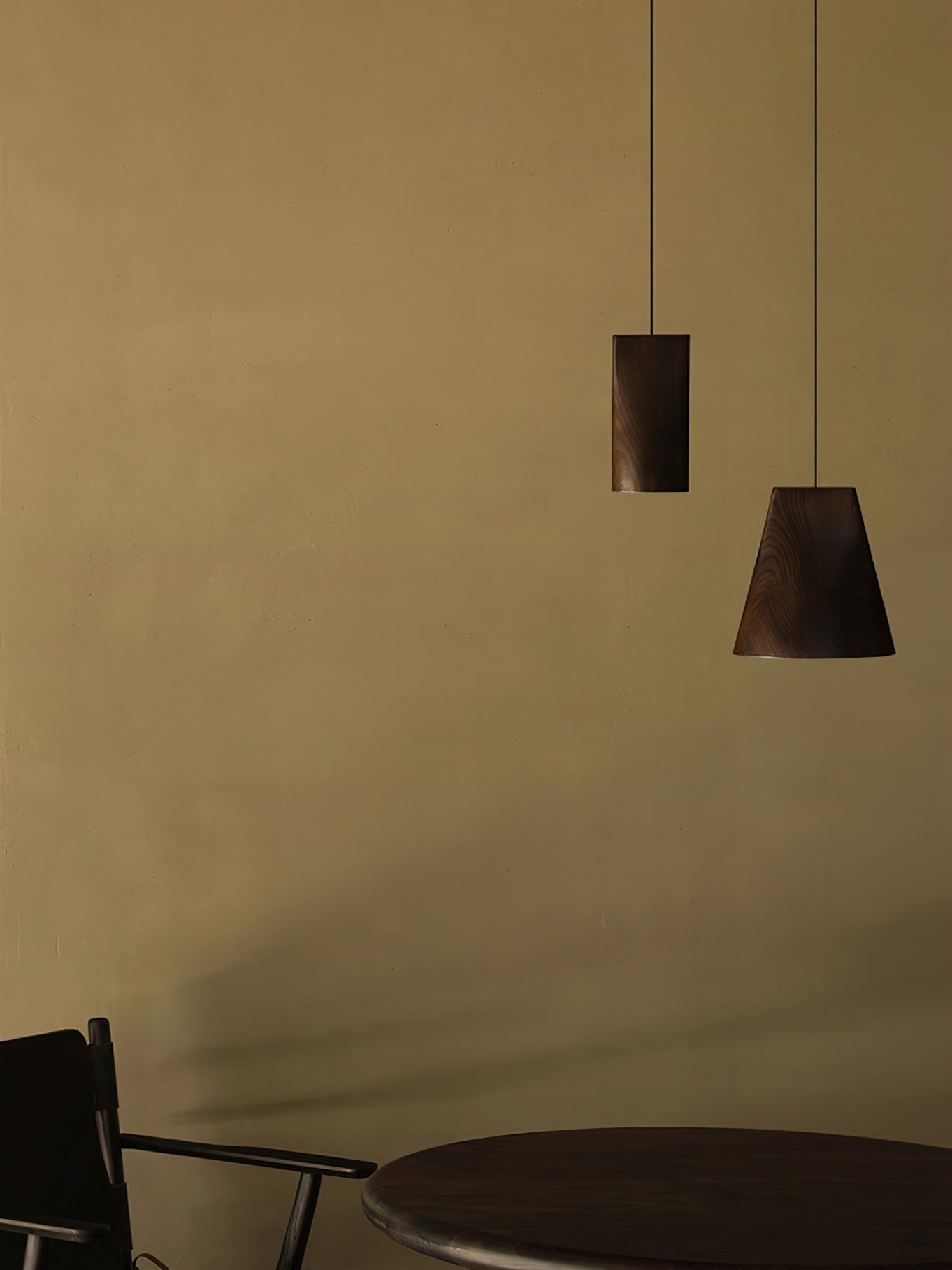 Ivarara Asymmetrical Wood Pendant Light-Neutral Decor