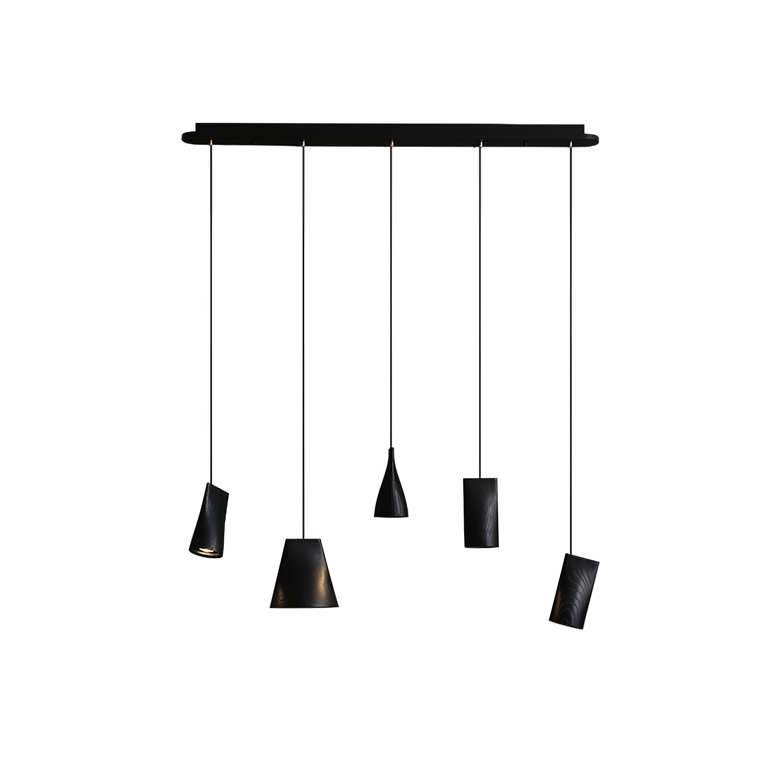 Ivarara Asymmetrical Wood Pendant Light-Neutral Decor