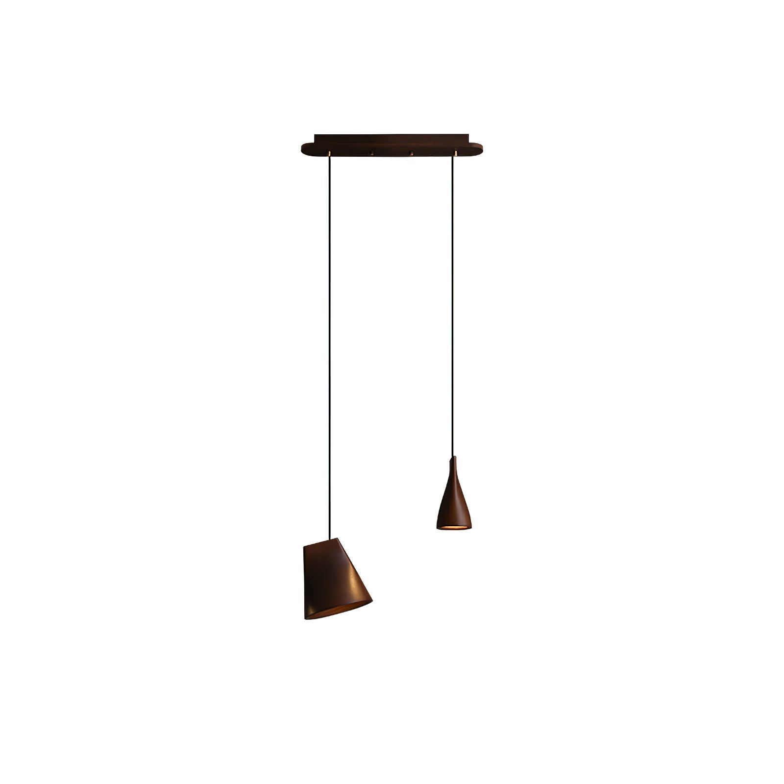 Ivarara Asymmetrical Wood Pendant Light-Neutral Decor