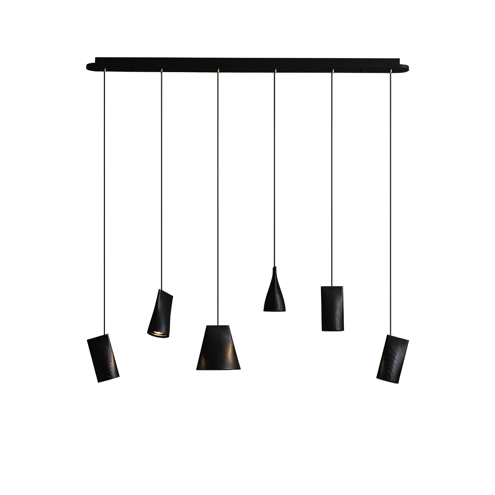 Ivarara Asymmetrical Wood Pendant Light-Neutral Decor