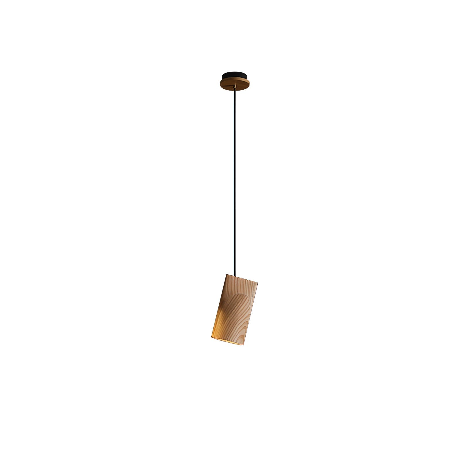 Ivarara Asymmetrical Wood Pendant Light-Neutral Decor