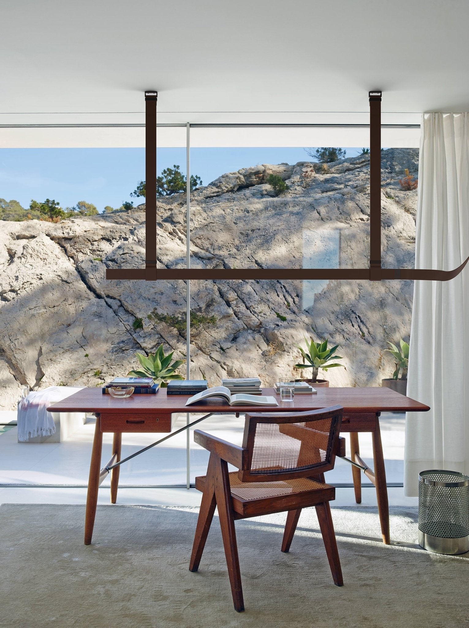 Zaleth Modern Leather Pendant Lamp-Neutral Decor