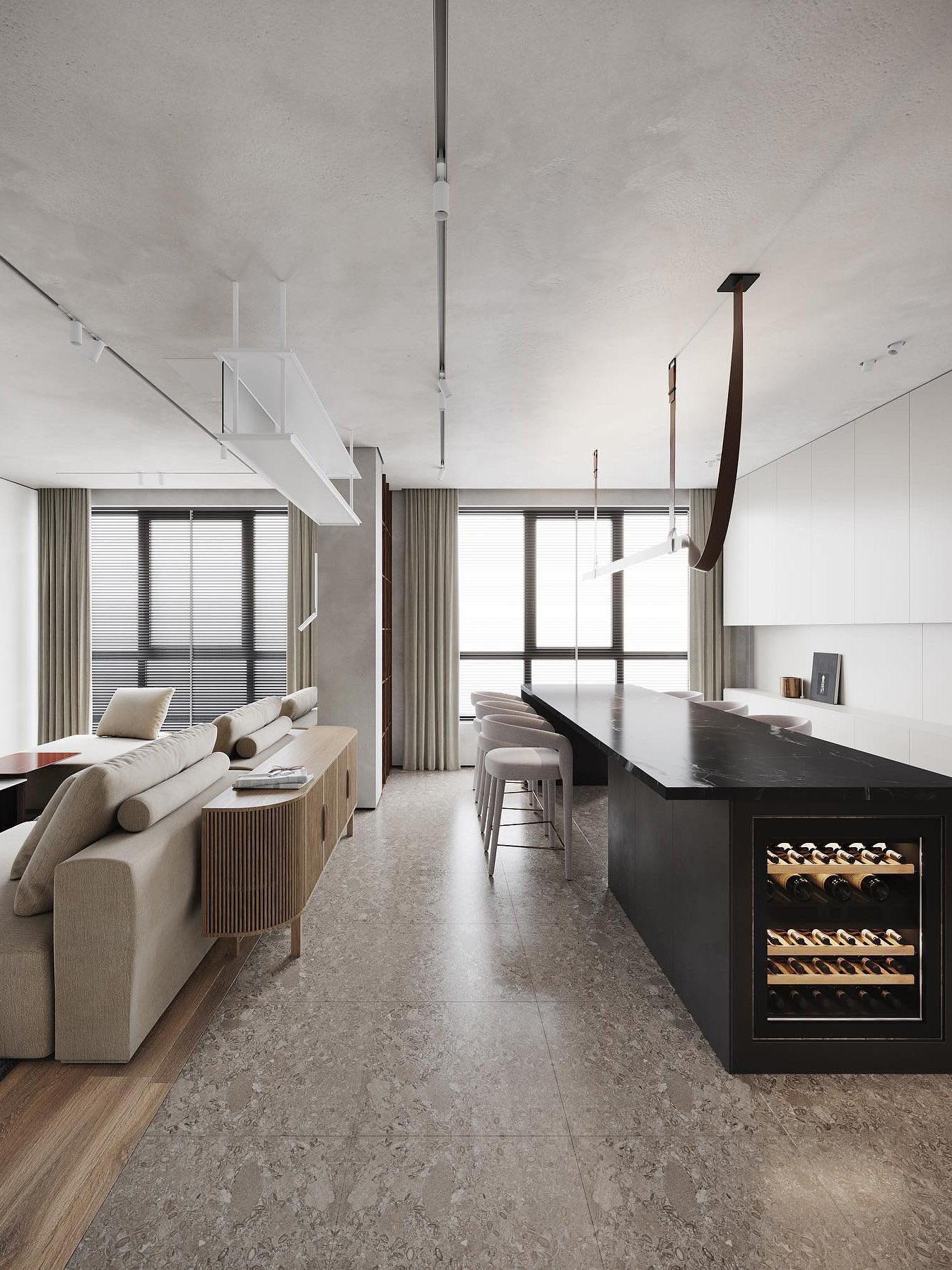 Zaleth Modern Leather Pendant Lamp-Neutral Decor