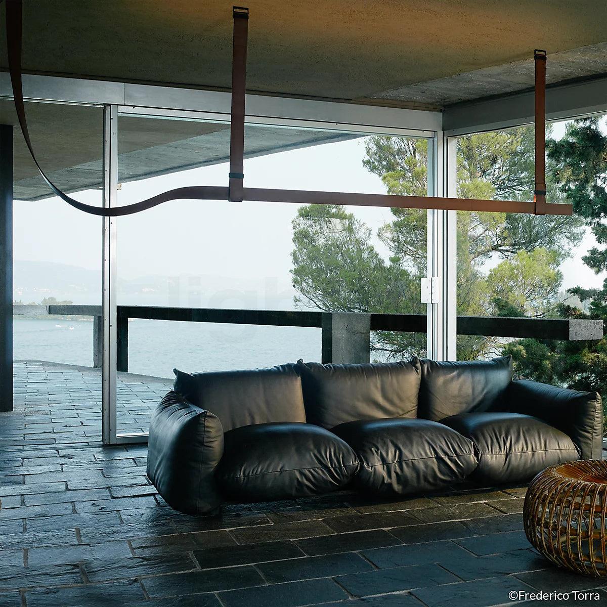 Zaleth Modern Leather Pendant Lamp-Neutral Decor