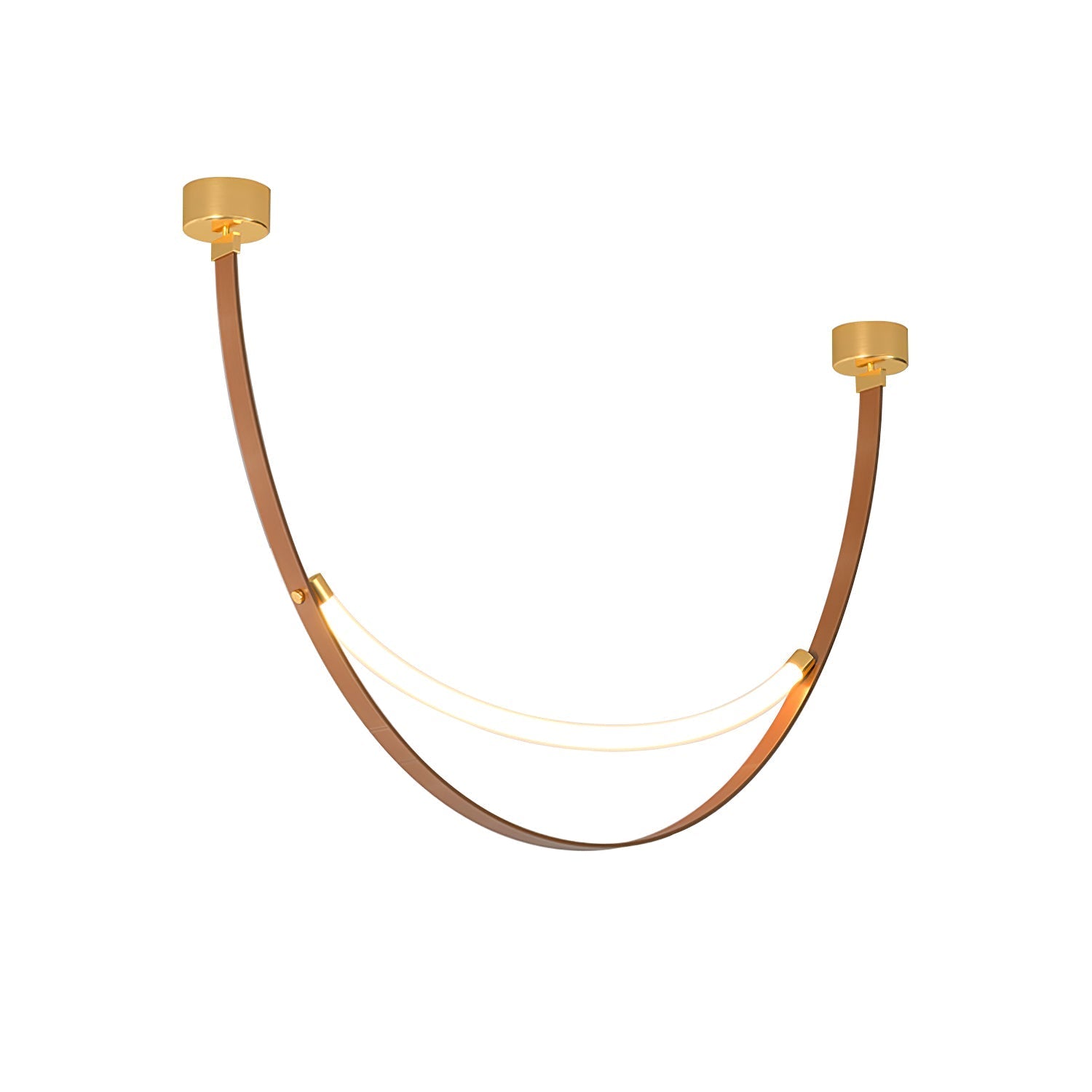 Dixu Pendant Lamp Leather LED Belt-Neutral Decor