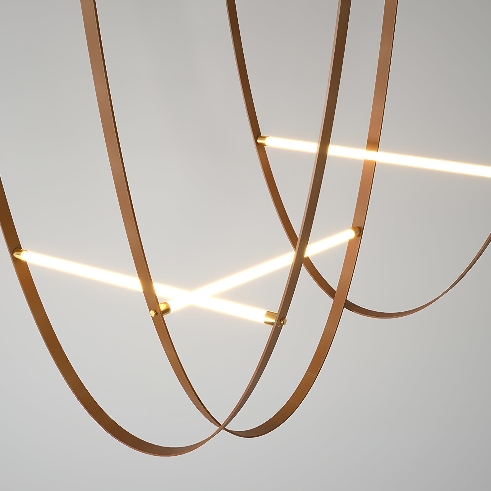 Dixu Pendant Lamp Leather LED Belt-Neutral Decor