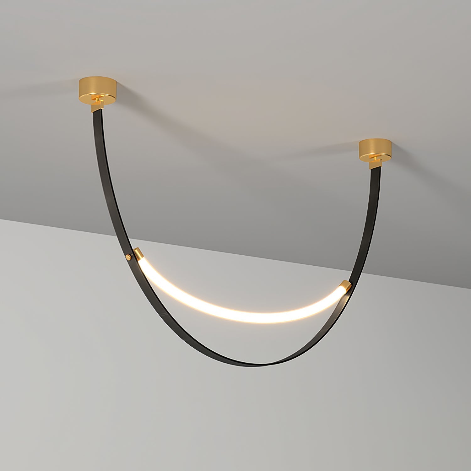 Dixu Pendant Lamp Leather LED Belt-Neutral Decor