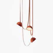 Elarok Modern Minimalist Combination Leather Pendant Light-Neutral Decor