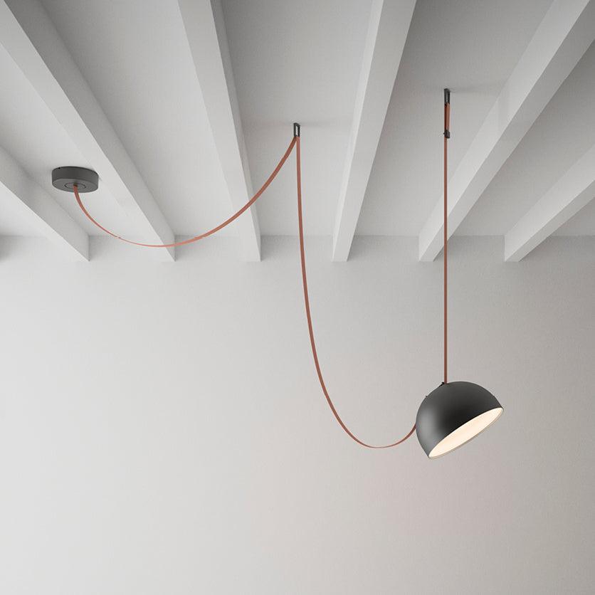 Elarok Modern Minimalist Combination Leather Pendant Light-Neutral Decor