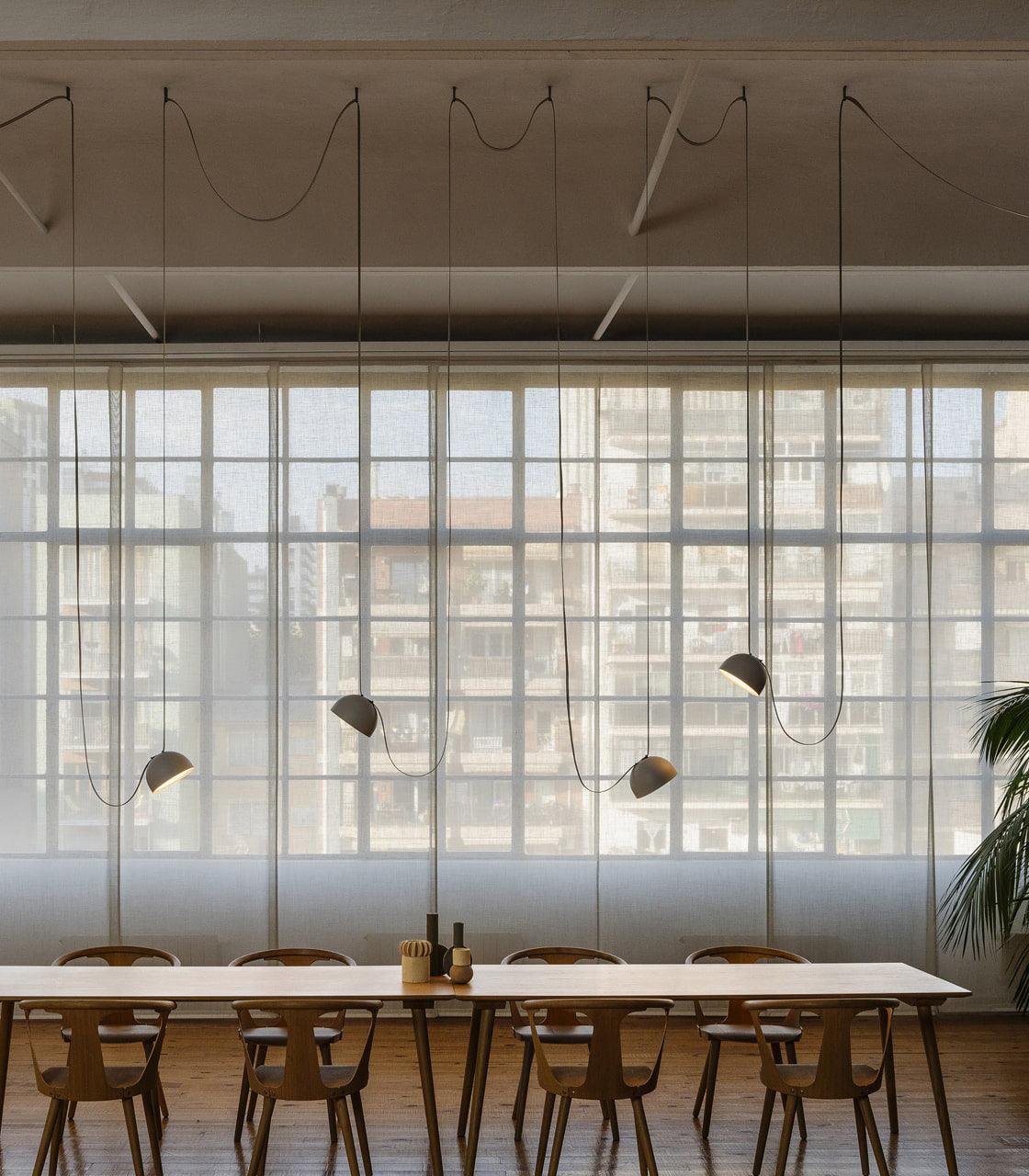 Elarok Modern Minimalist Combination Leather Pendant Light-Neutral Decor
