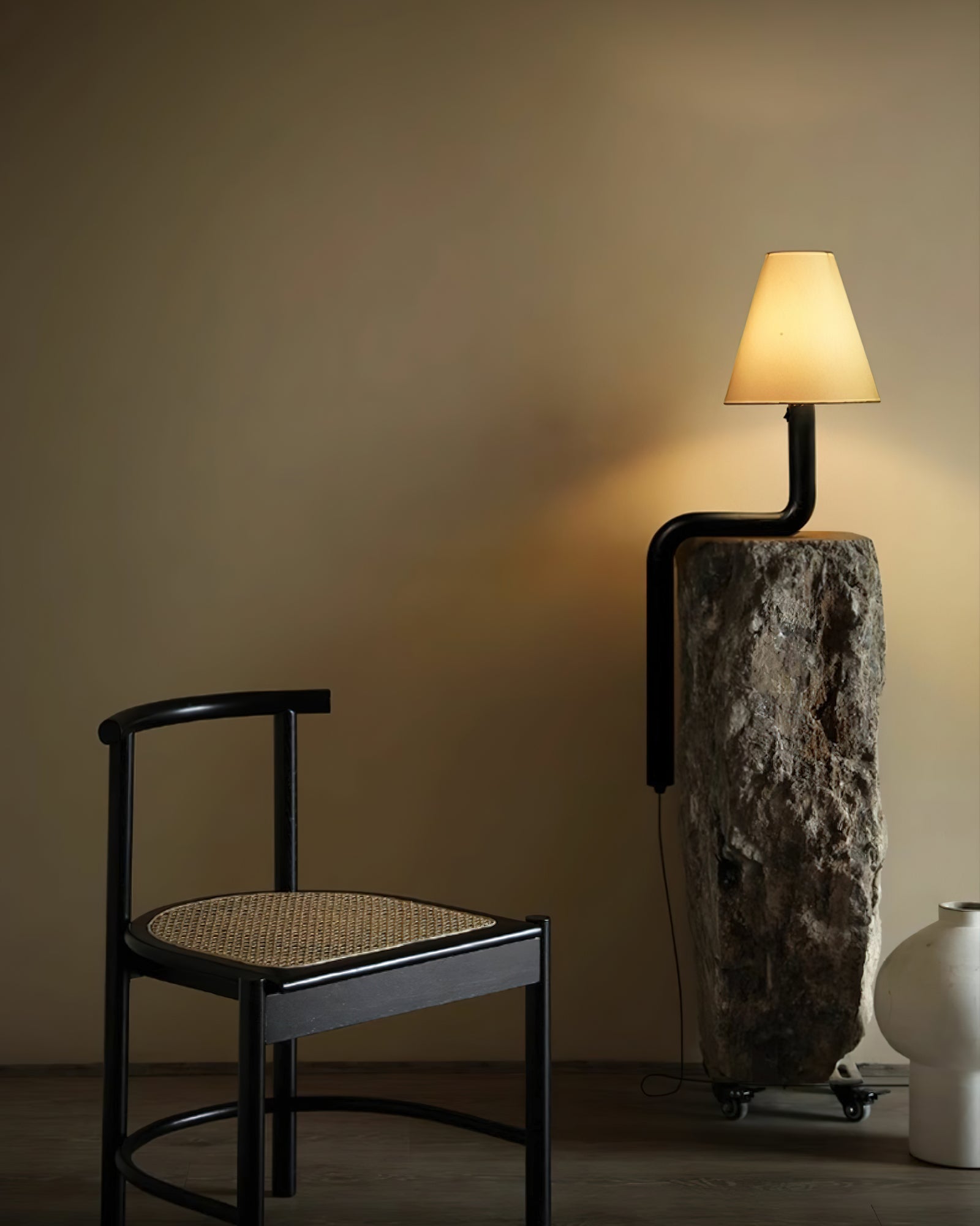 Vira Bend Wood Table Lamp-Neutral Decor