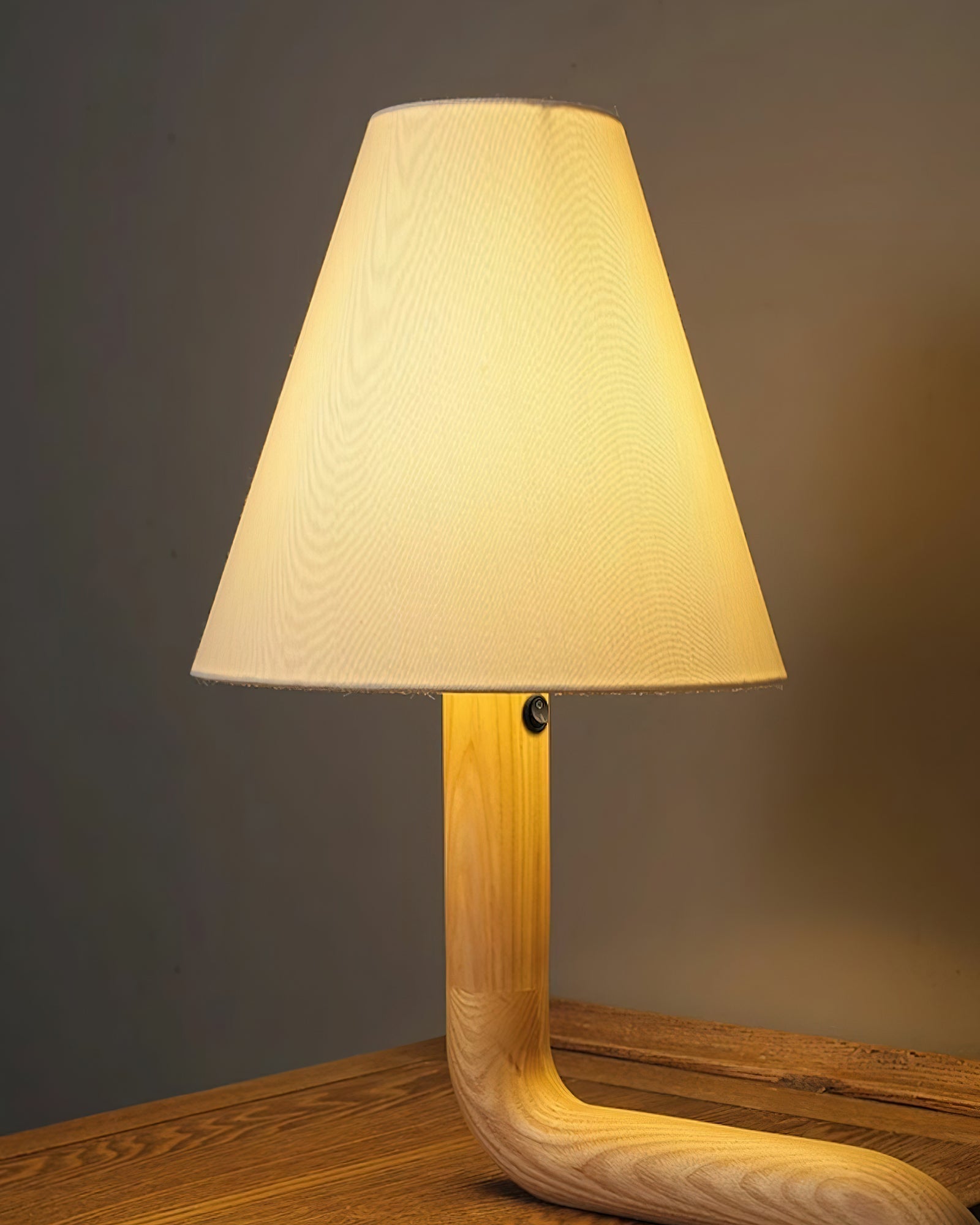 Vira Bend Wood Table Lamp-Neutral Decor
