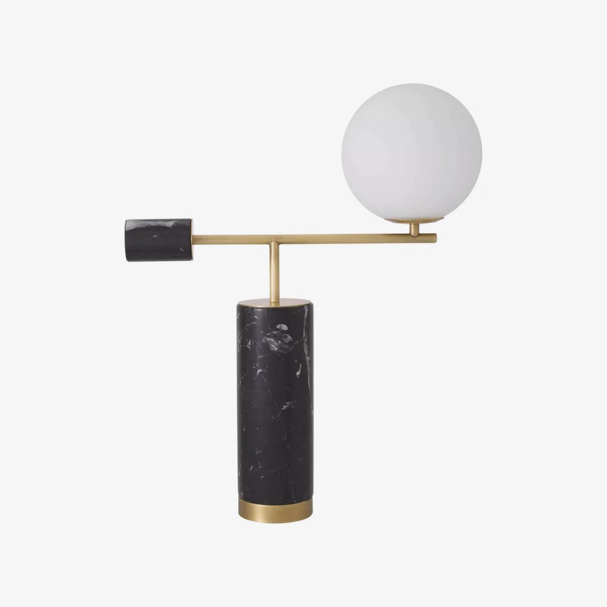 Eurrinion Balancing Marble Desk Lamp-Neutral Decor
