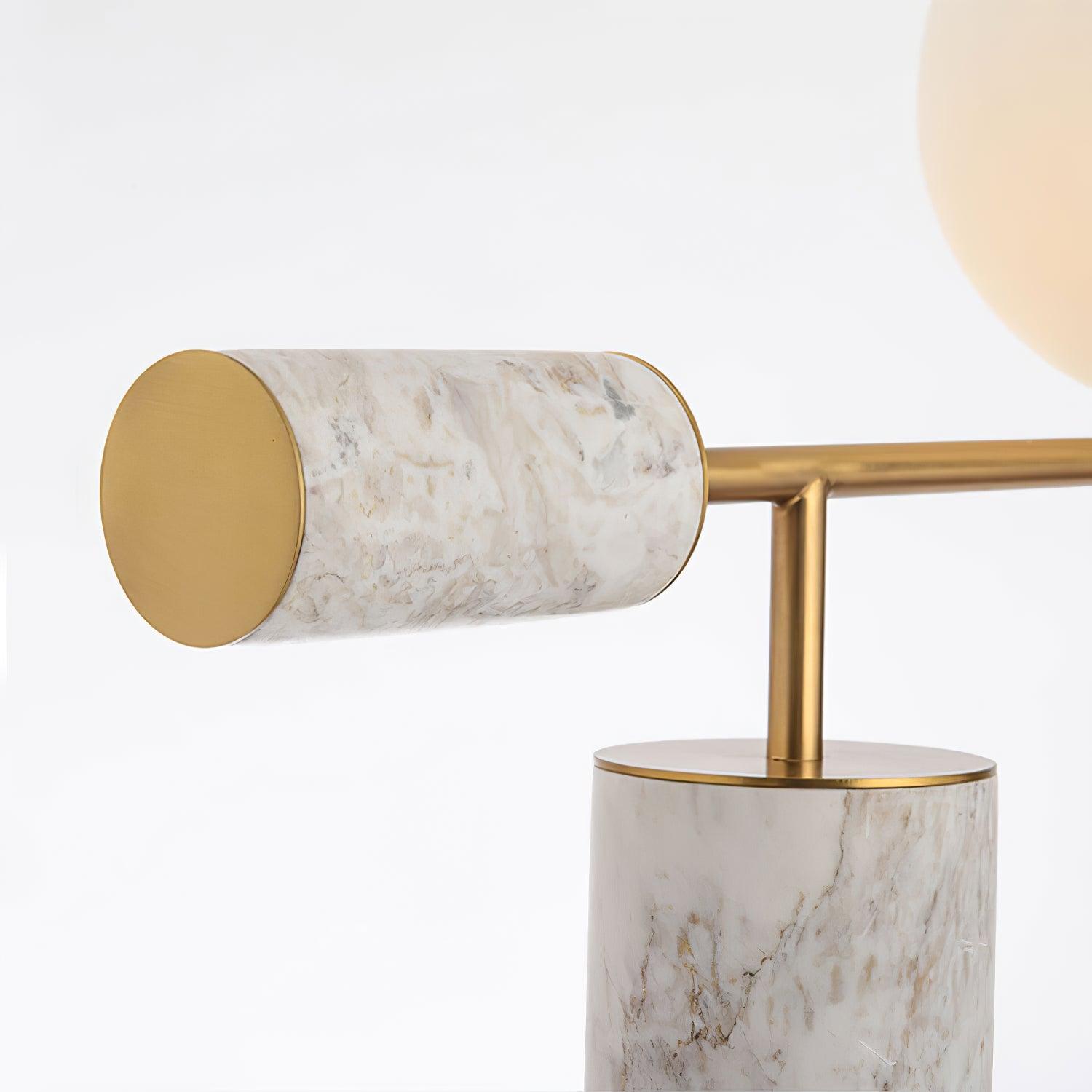 Eurrinion Balancing Marble Desk Lamp-Neutral Decor
