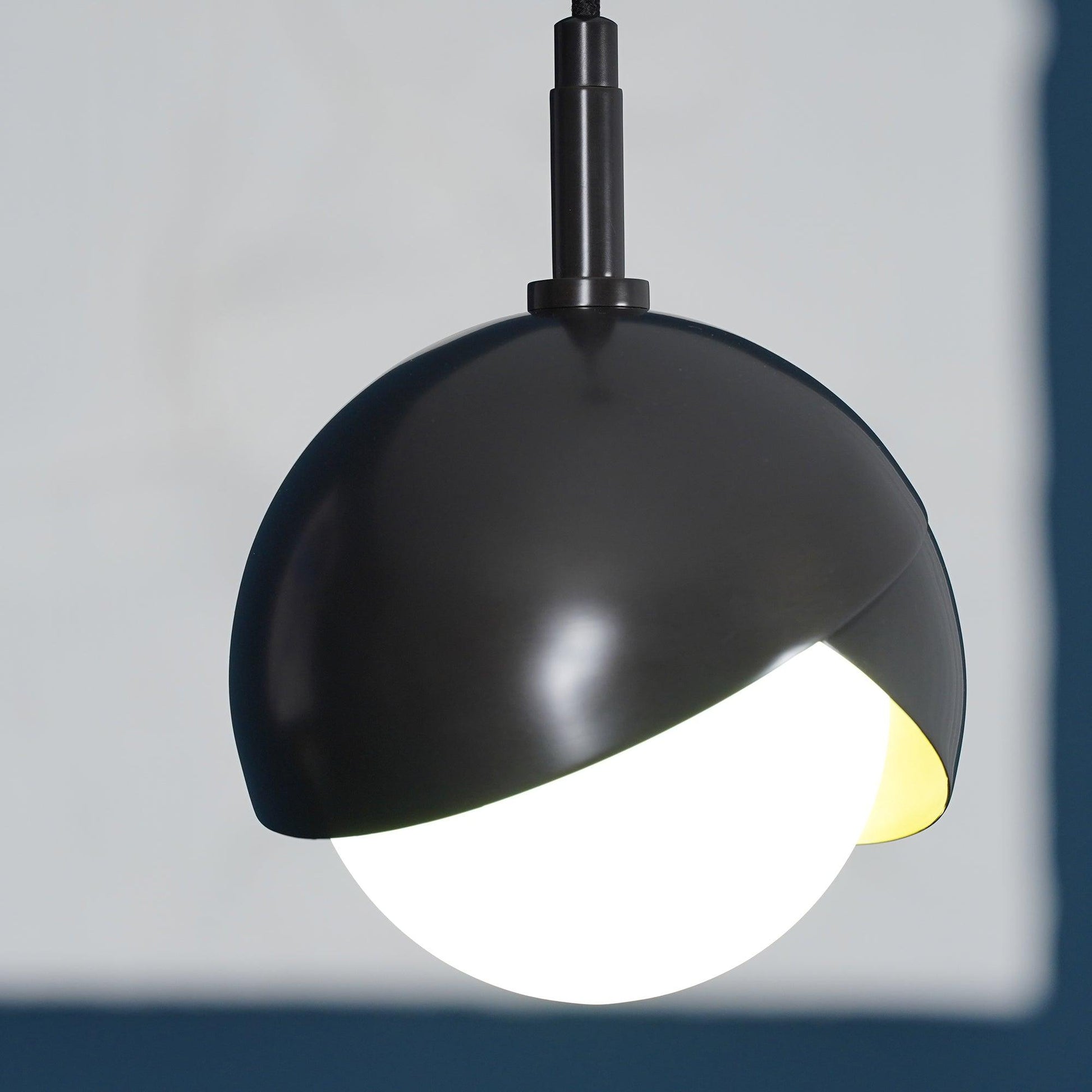 Jynara Pendant Lamp Brass Nested Opal Globe Modern-Neutral Decor