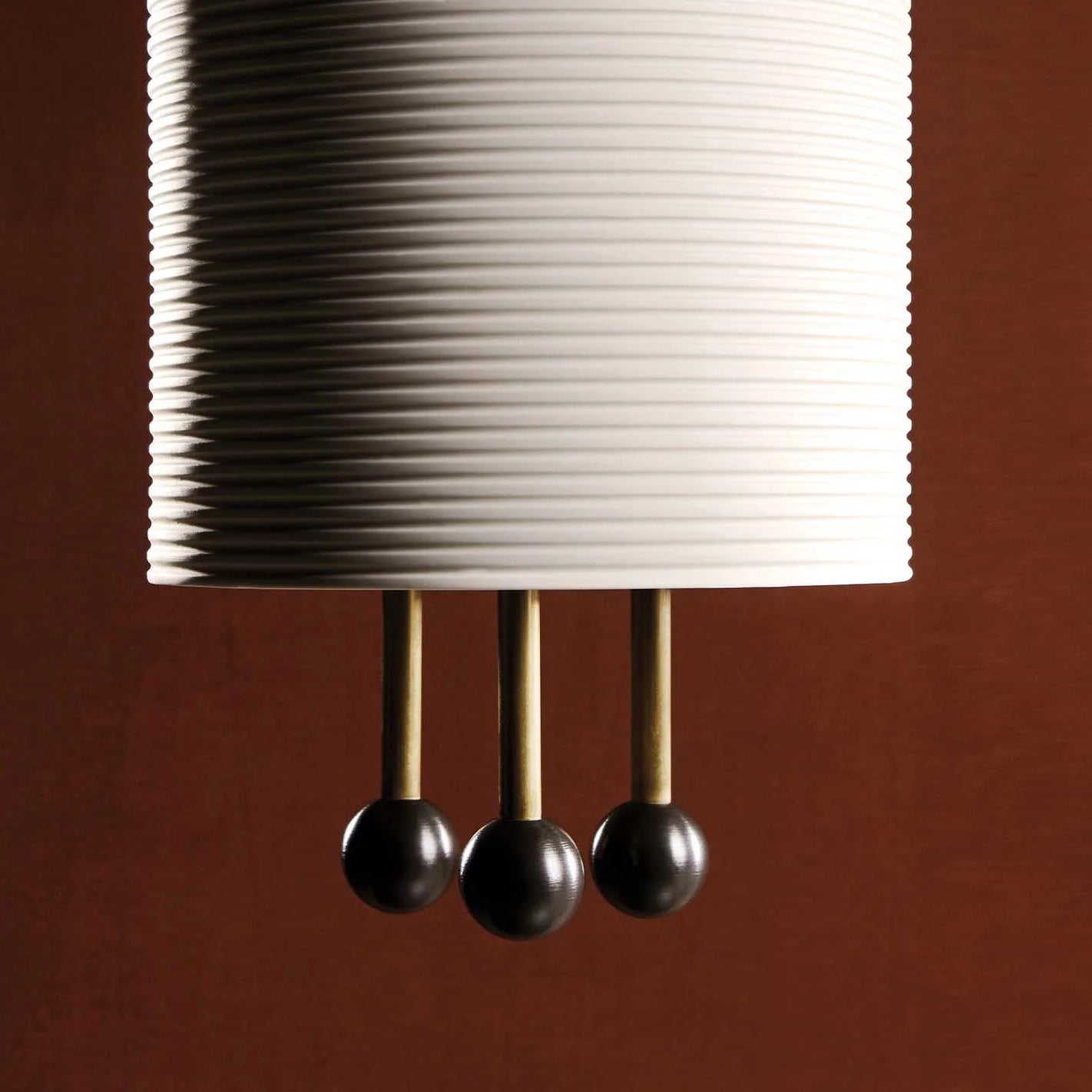 Qir Traditional Elegance Glass Pendant Light-Neutral Decor