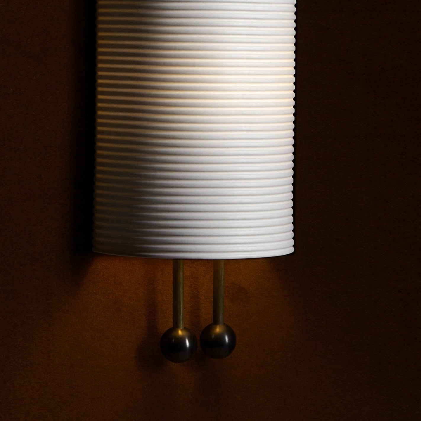 Bly Wall Lamp Opal Glass Gold Rods-Neutral Decor