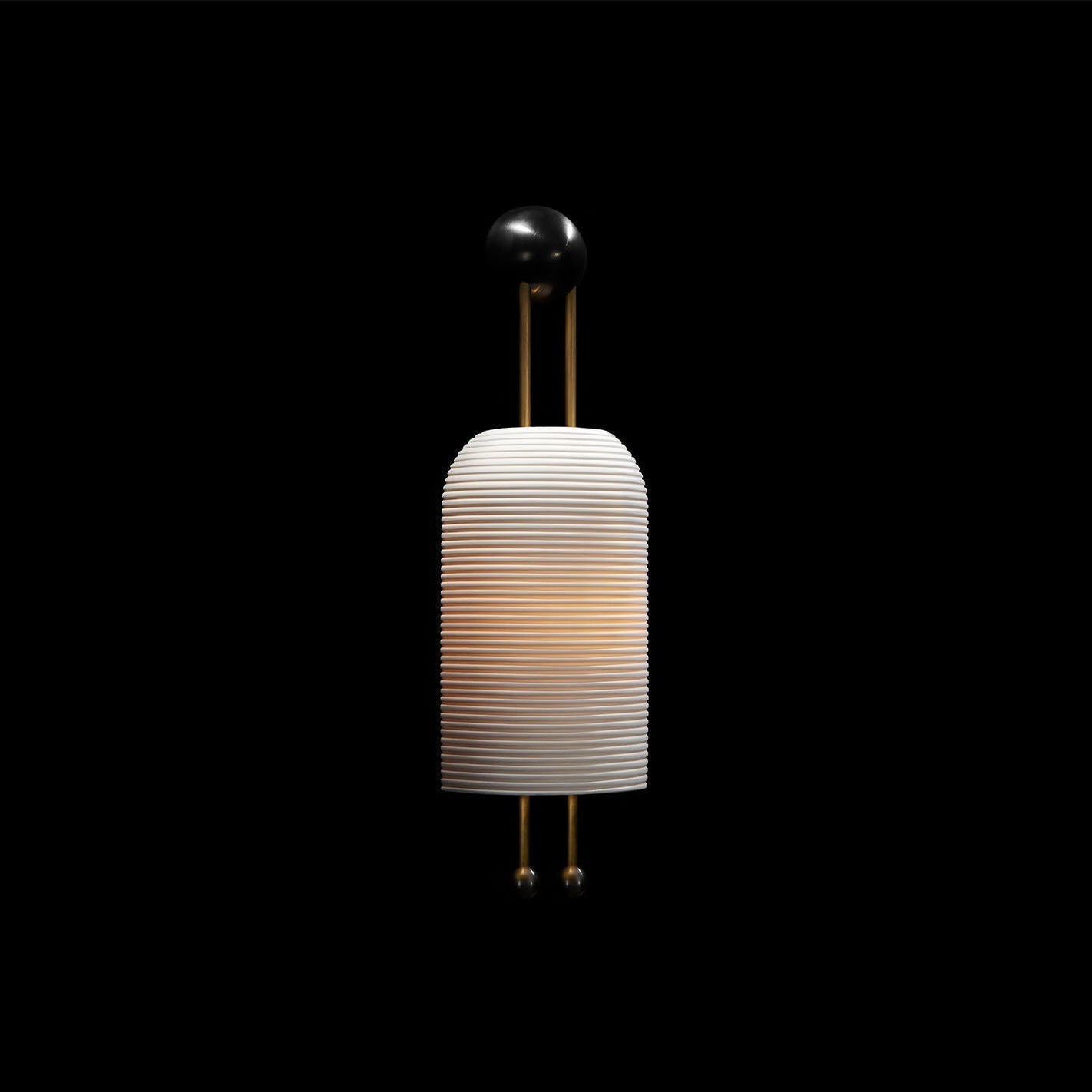 Bly Wall Lamp Opal Glass Gold Rods-Neutral Decor