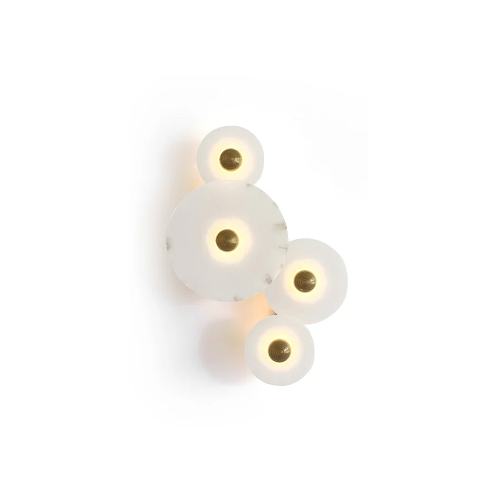 Slender Wall Lamp Alabaster Modern Minimalist