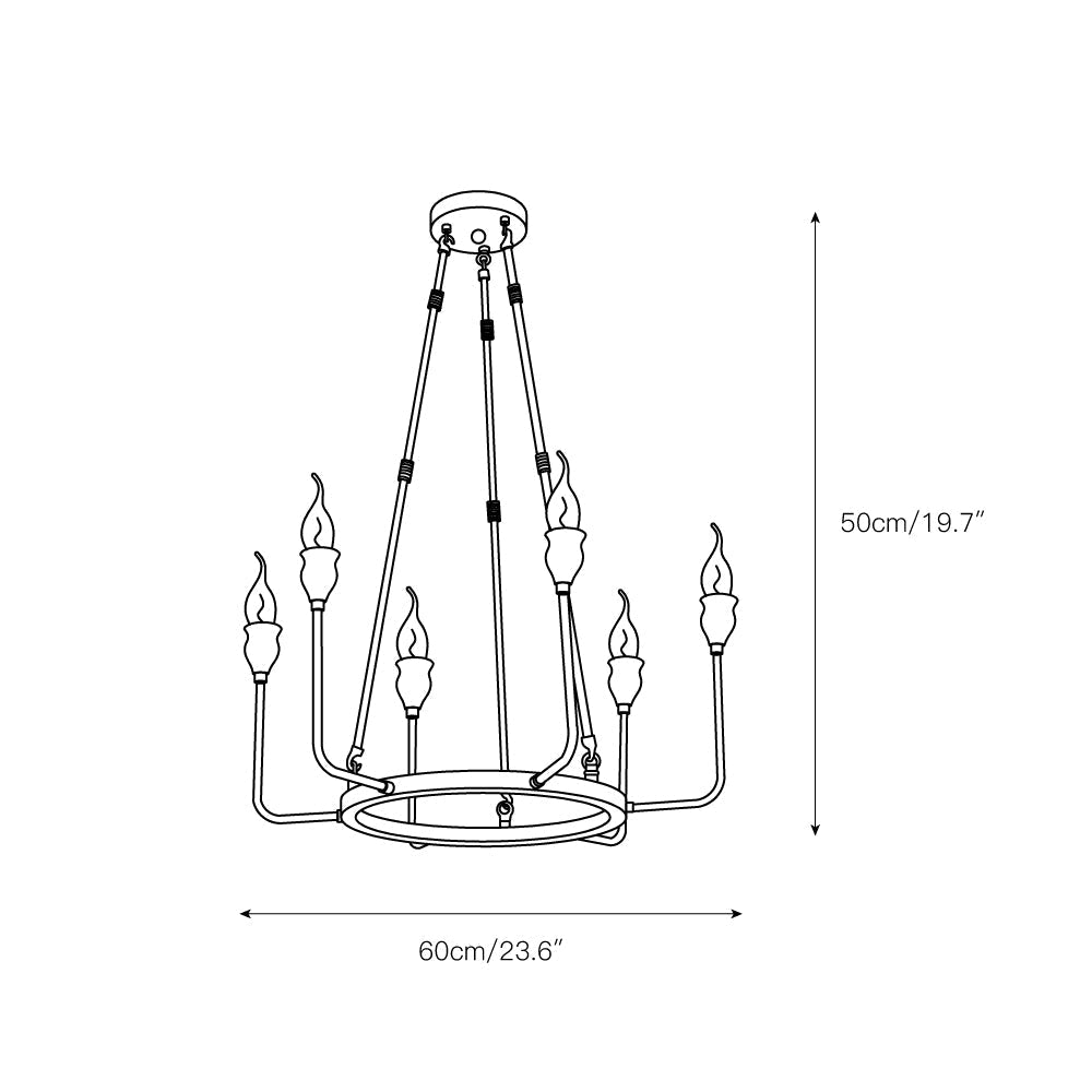 Kaelin Candle Chandelier