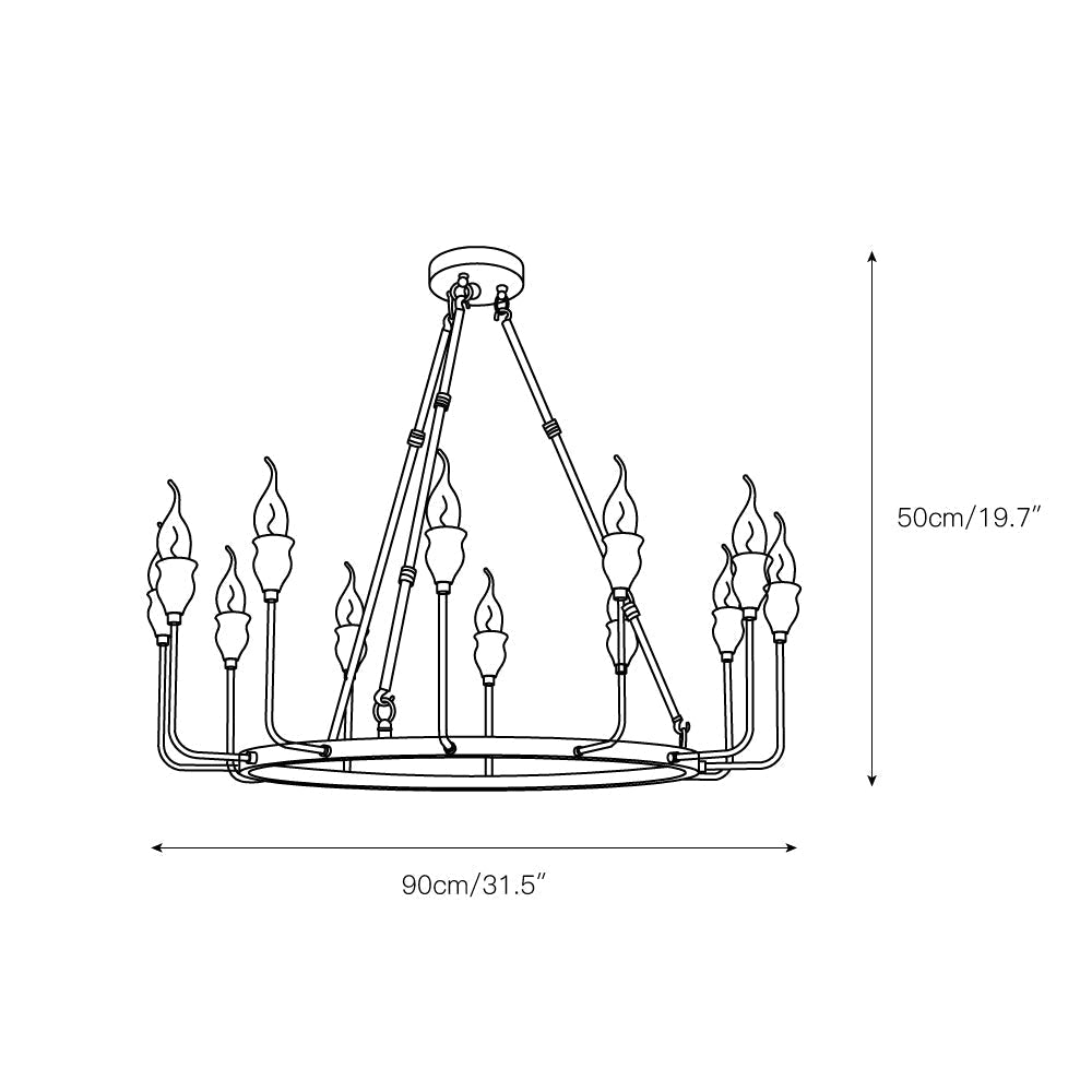Kaelin Candle Chandelier