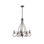 Dvaluvyu Vintage Industrial Metal Chandelier