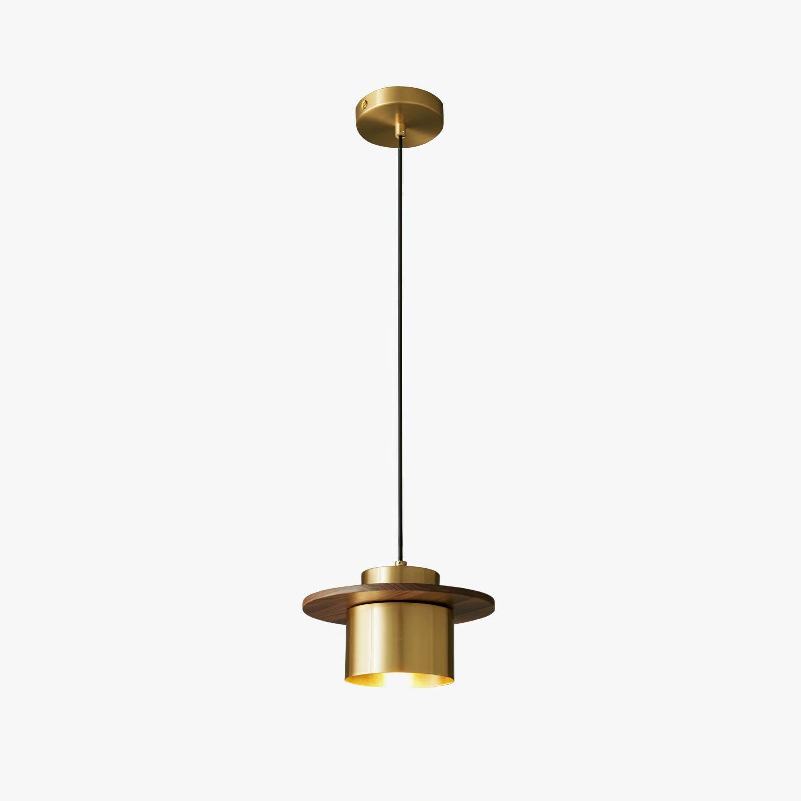 Kirixy Industrial Brass Pendant Light-Neutral Decor
