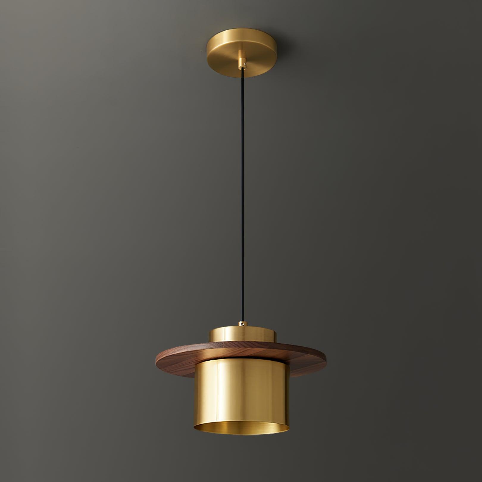 Kirixy Industrial Brass Pendant Light-Neutral Decor