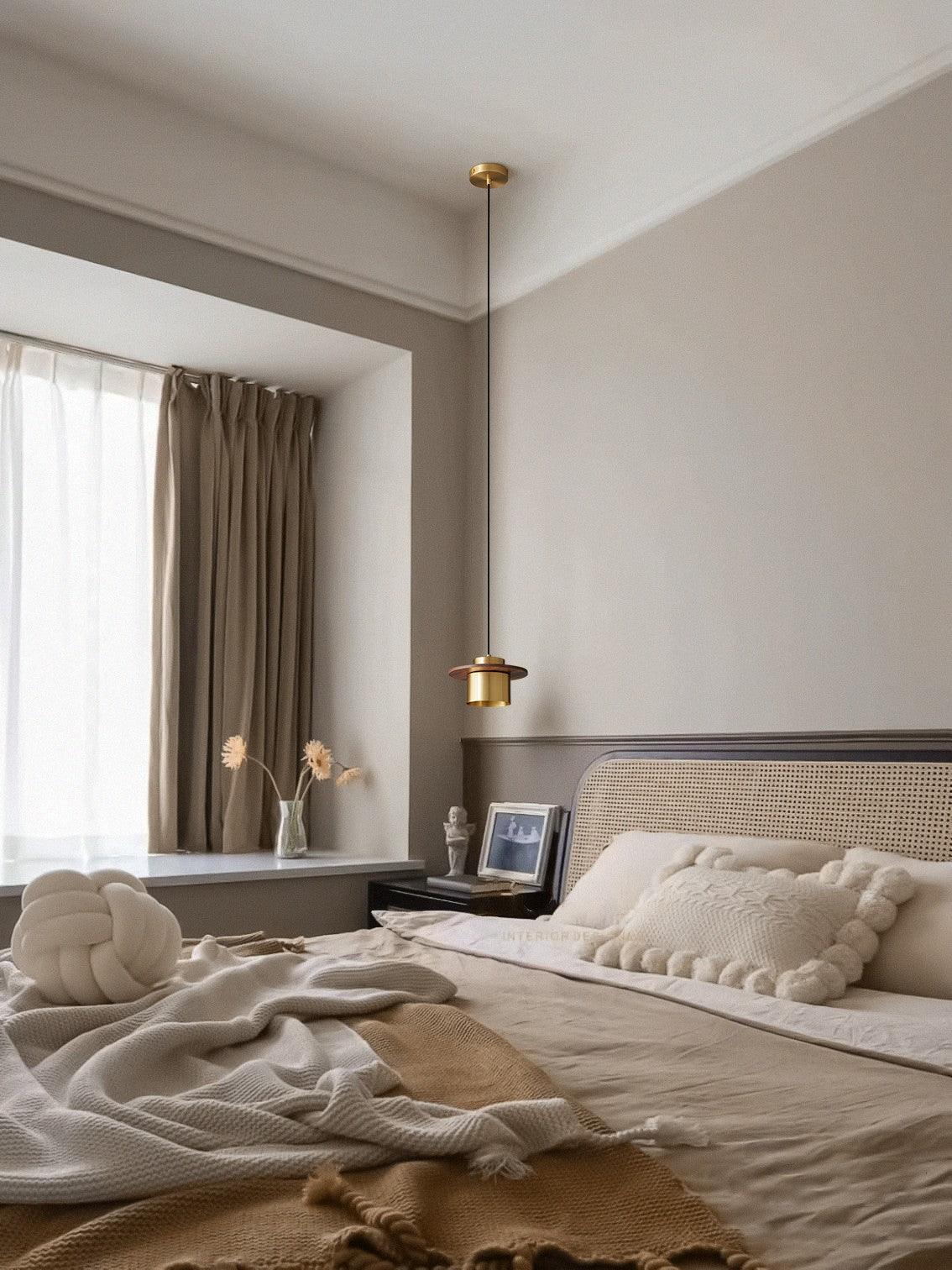 Kirixy Industrial Brass Pendant Light-Neutral Decor