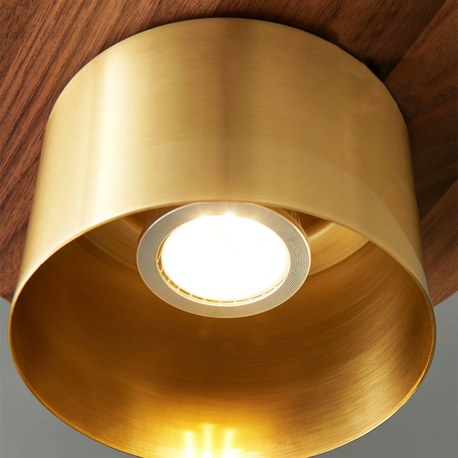 Kirixy Industrial Brass Pendant Light-Neutral Decor