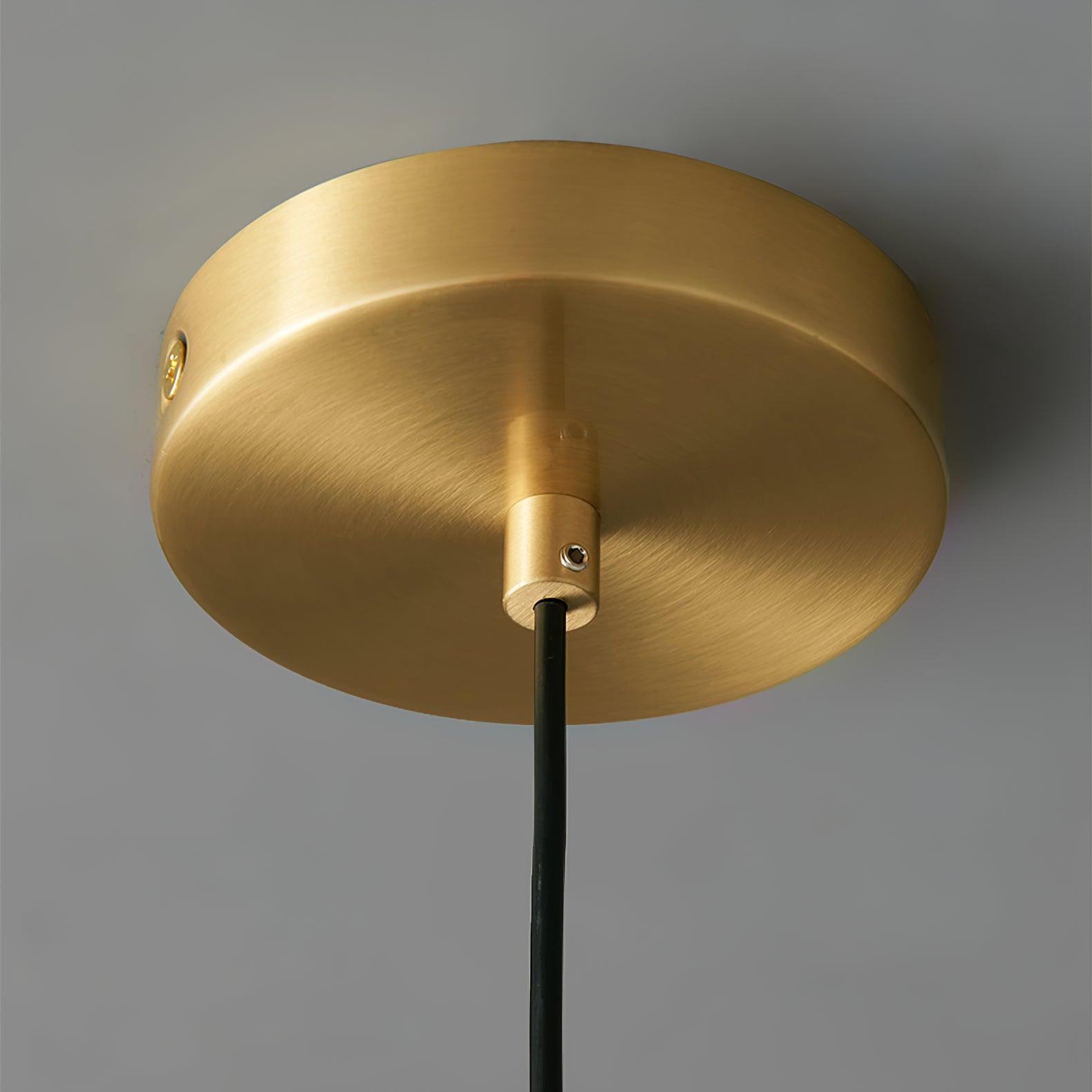 Kirixy Industrial Brass Pendant Light-Neutral Decor